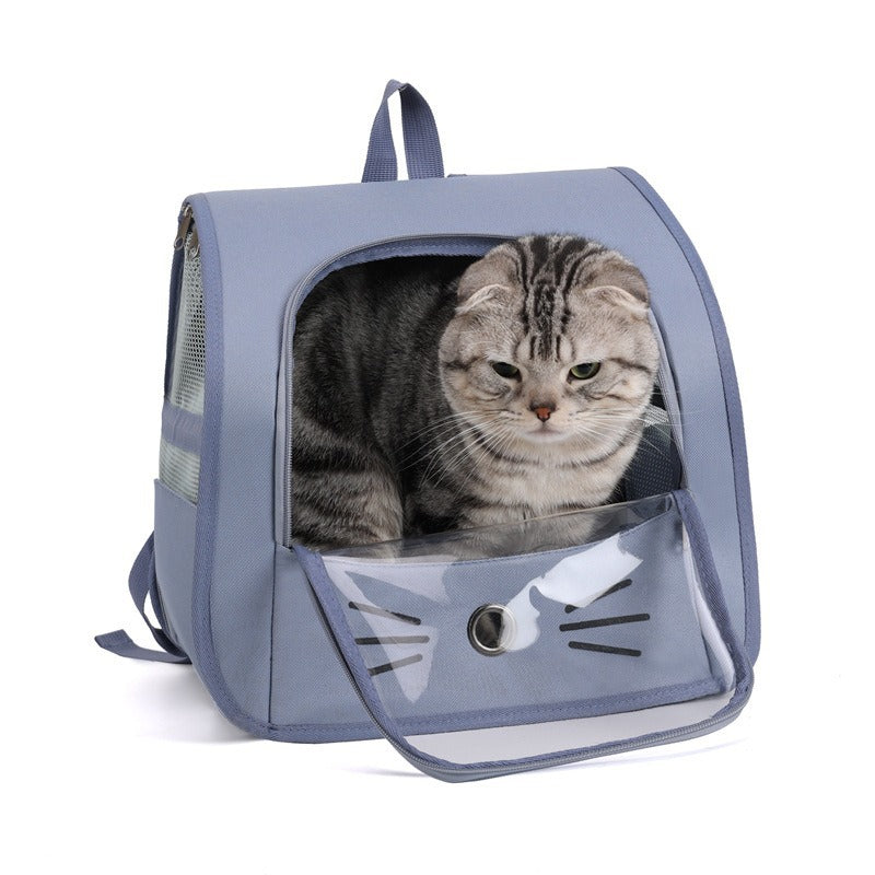 Pet Cat Carrier Backpack Outdoor Shoulders Bag