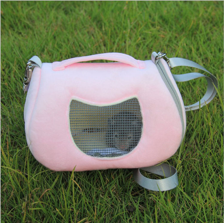 Portable Hamster Backpack Cage Travel Carrier