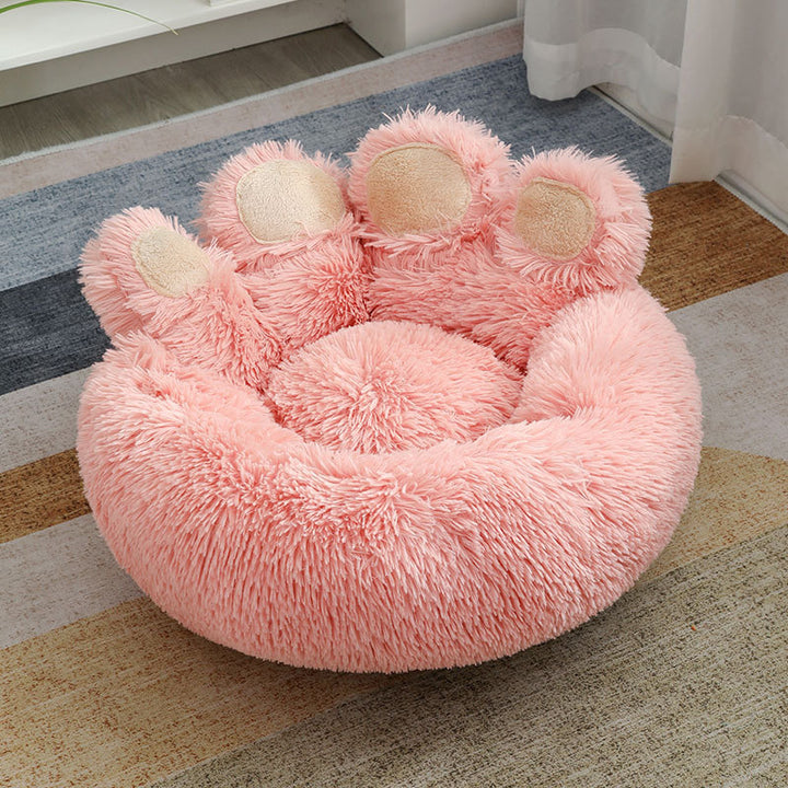 Pet Plush Doghouse Bed Winter Warm Hand-shaped