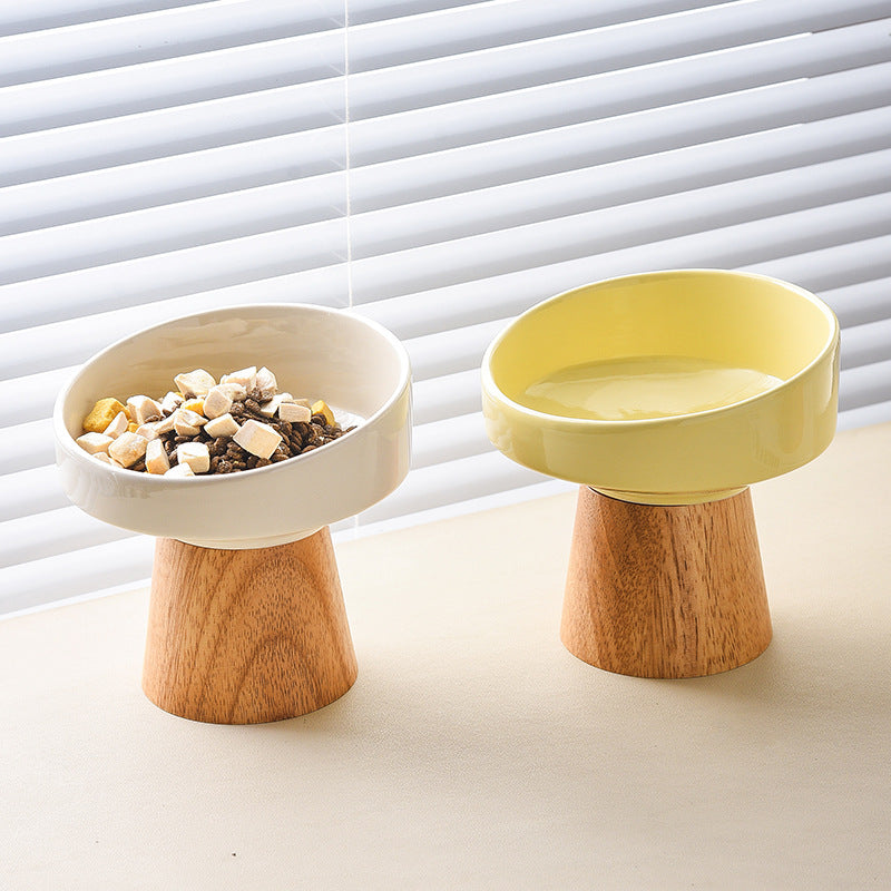 Pet Elevated Canned Snacks Cat Dining Plates