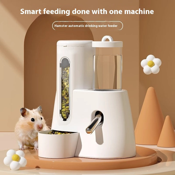 Hamster Automatic Water Feeder Kettle Food Basin