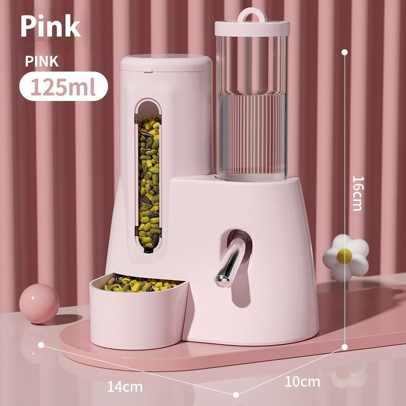 Hamster Automatic Water Feeder Kettle Food Basin