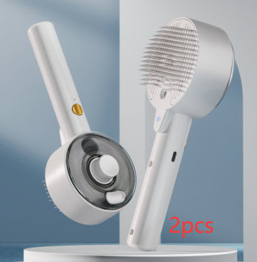 Pet Self Cleaning Brush Grooming Dog Cat Removes Hairs