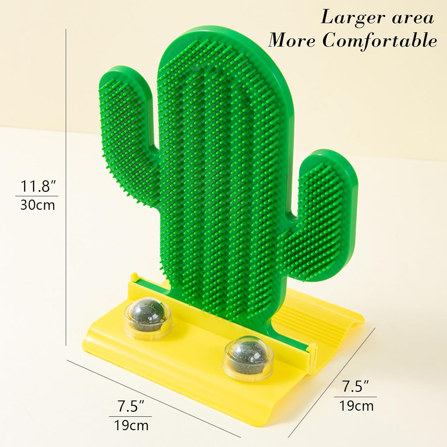 Cactus Self Groomer Corner Cat Scratching Pad Cat Massager Toy