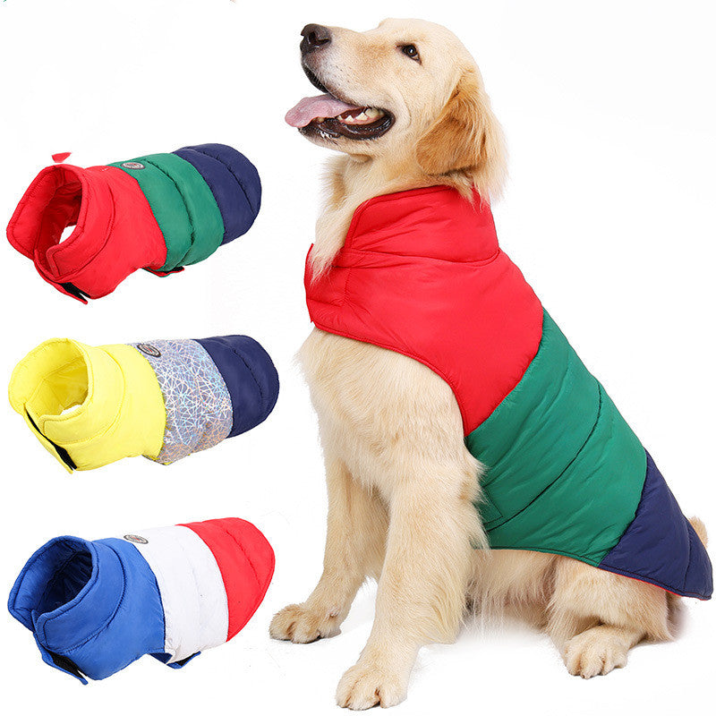Pet Autumn And Winter Thickened Warm Jacket