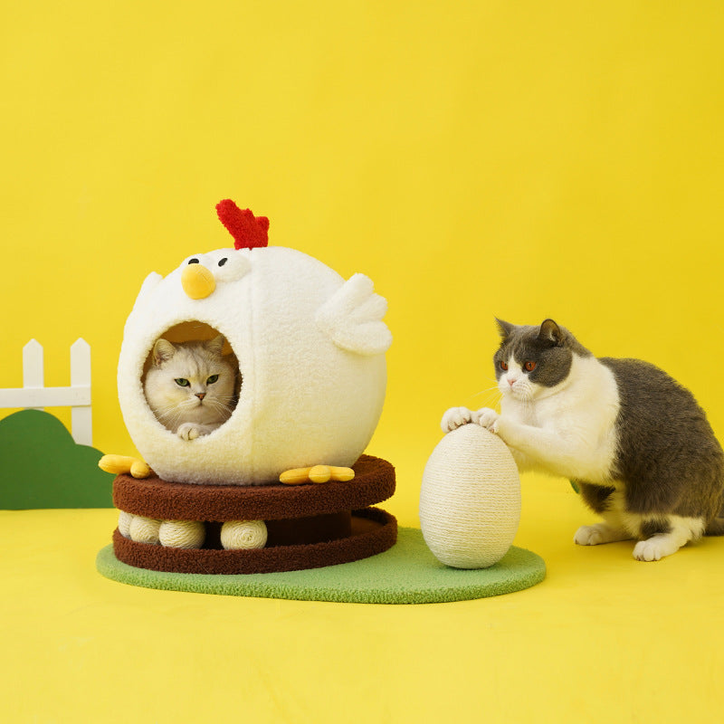 Chick Cat Litter Cooling Summer Turntable Toys