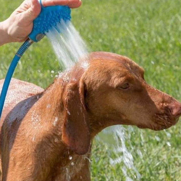 Pet Bathing Gloves Outdoor Shower Dog Bath