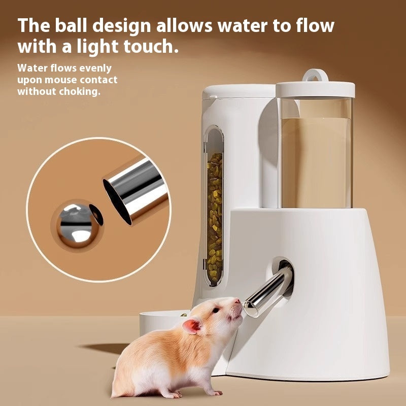 Hamster Automatic Water Feeder Kettle Food Basin