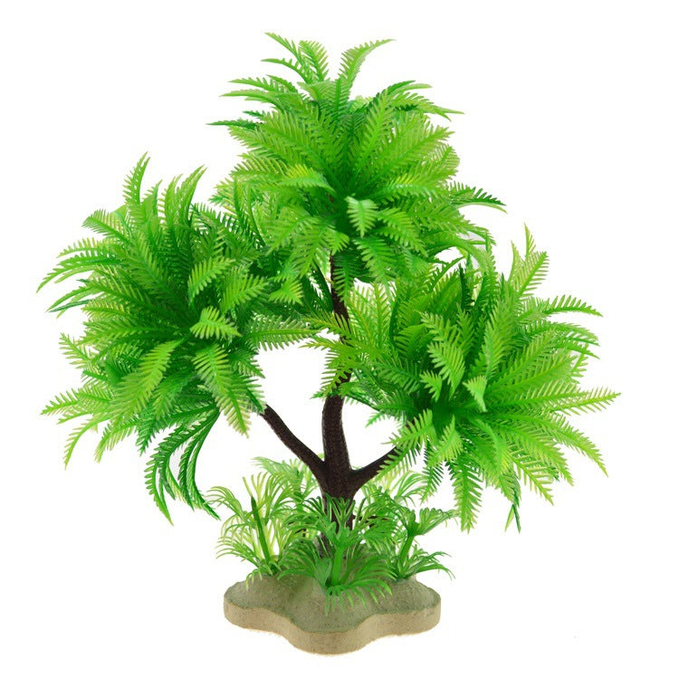 Artificial Aquarium Water Grass Tree Plastic Plant Decoration