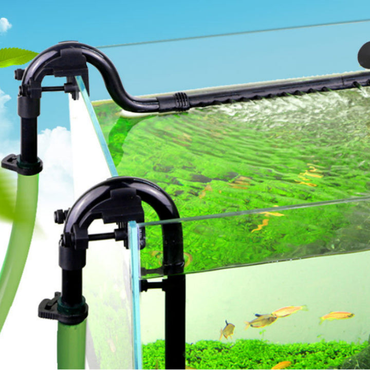 Fish Tank Filter Barrel Inlet Outlet Rain Shower Pipe