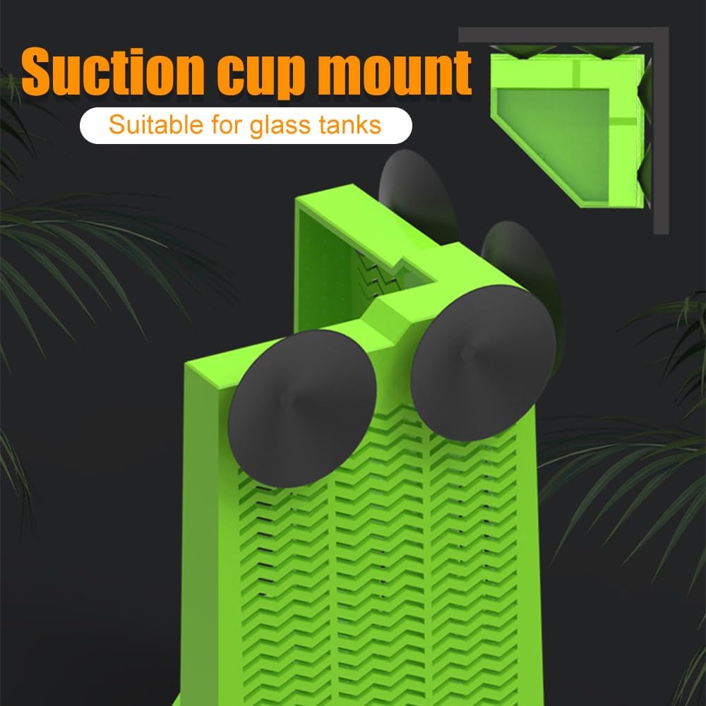 Bearded Dragon Corner Feeder Wall Mounted Terrarium Feeder