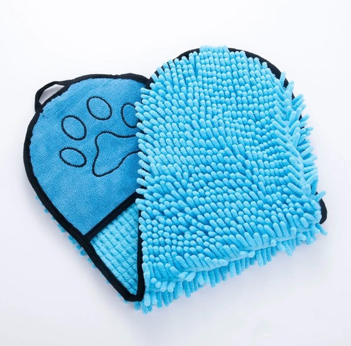 Dog Bath Robe Towel Quick Dry Pet Soft Towel Fiber
