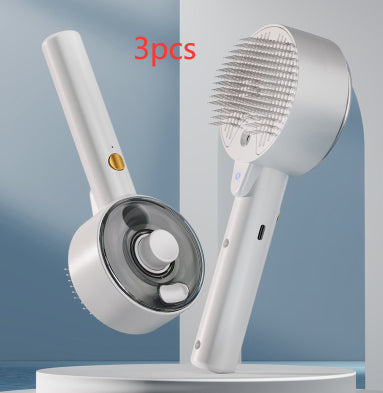 Pet Self Cleaning Brush Grooming Dog Cat Removes Hairs