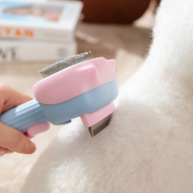 Pet Grooming & Deshedding Brush For Dogs
