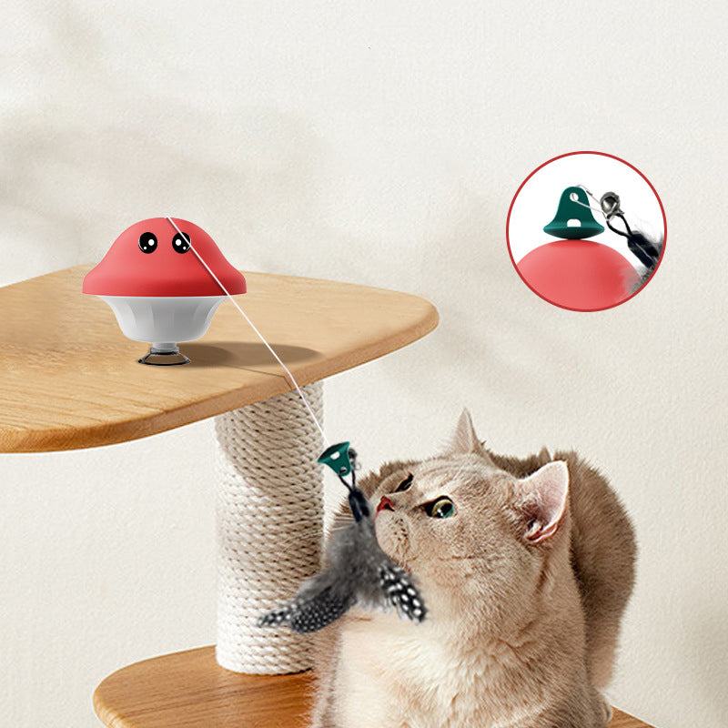 Pet Movement Playing Toy Cat Wand Suction Cup Toys