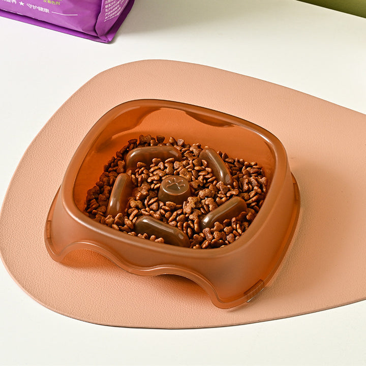 Pet Dog Slow Anti-Choking Water Feeder Bowl