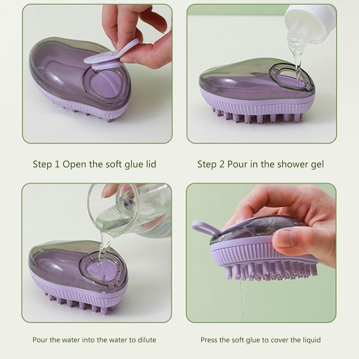 Bath Dog Washing Massage Brush