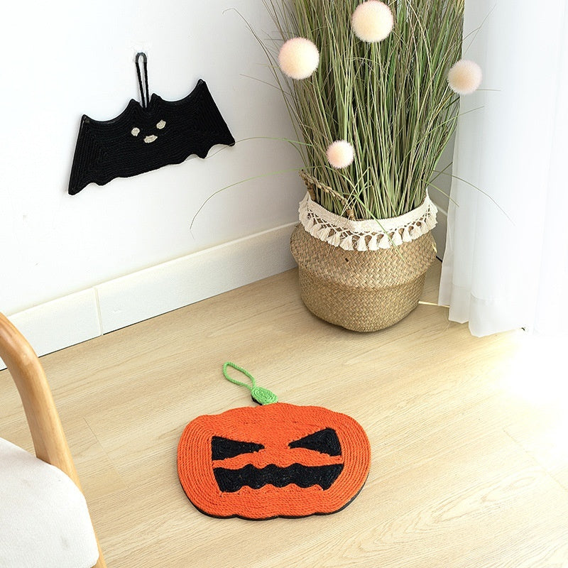 Christmas Pumpkin Cat Scratching Pad Anti Scratch Pet Mat