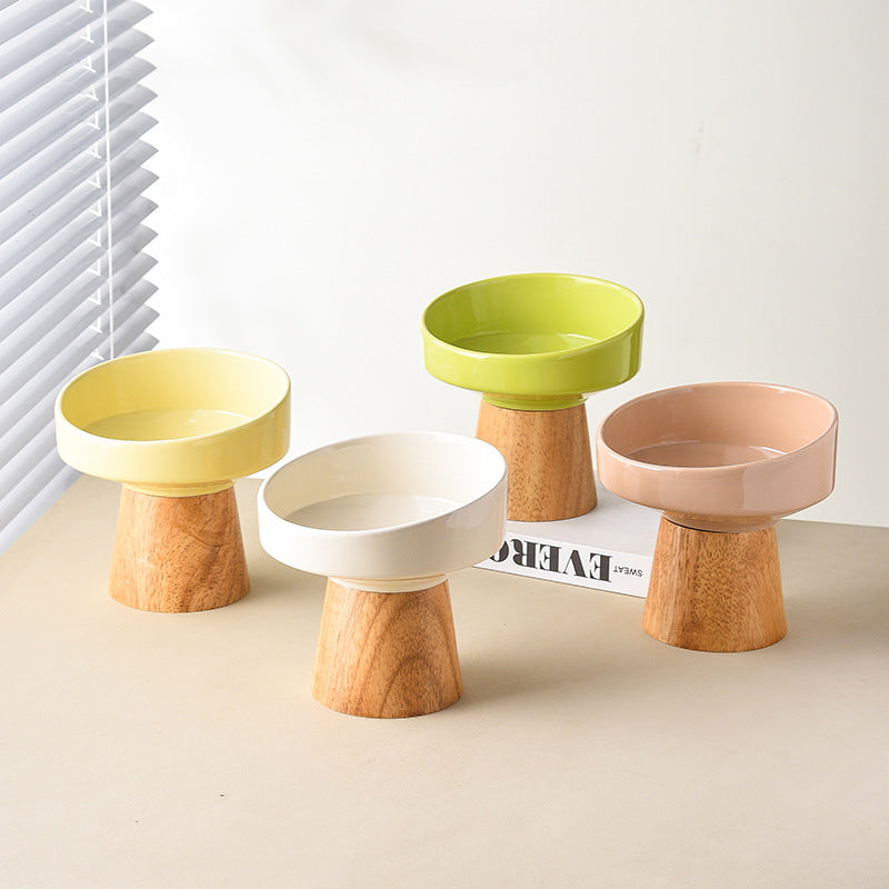 Pet Elevated Canned Snacks Cat Dining Plates