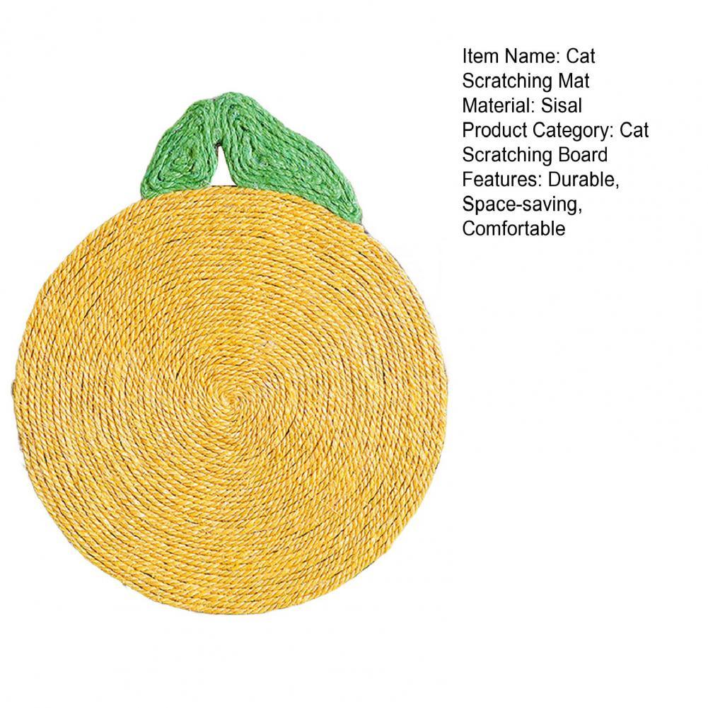 Traceless Hook Sisal Cat Scratching Mat Flower Shape