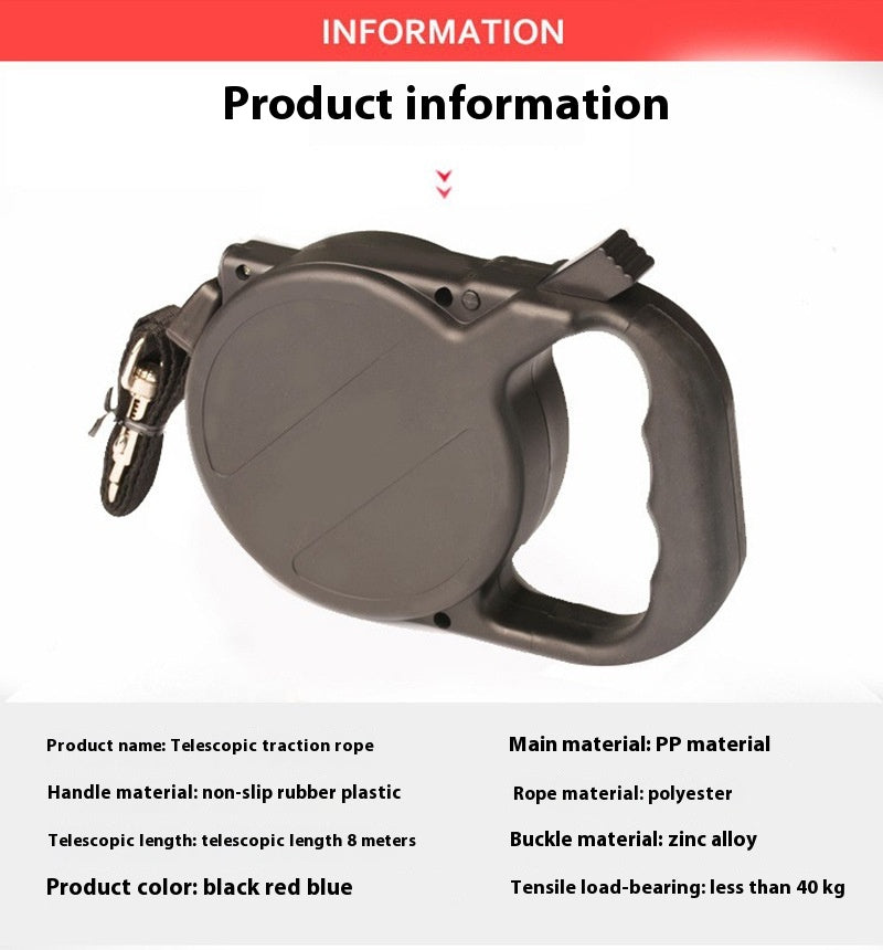 Nylon Automatic Retractable Leash Pet Supplies