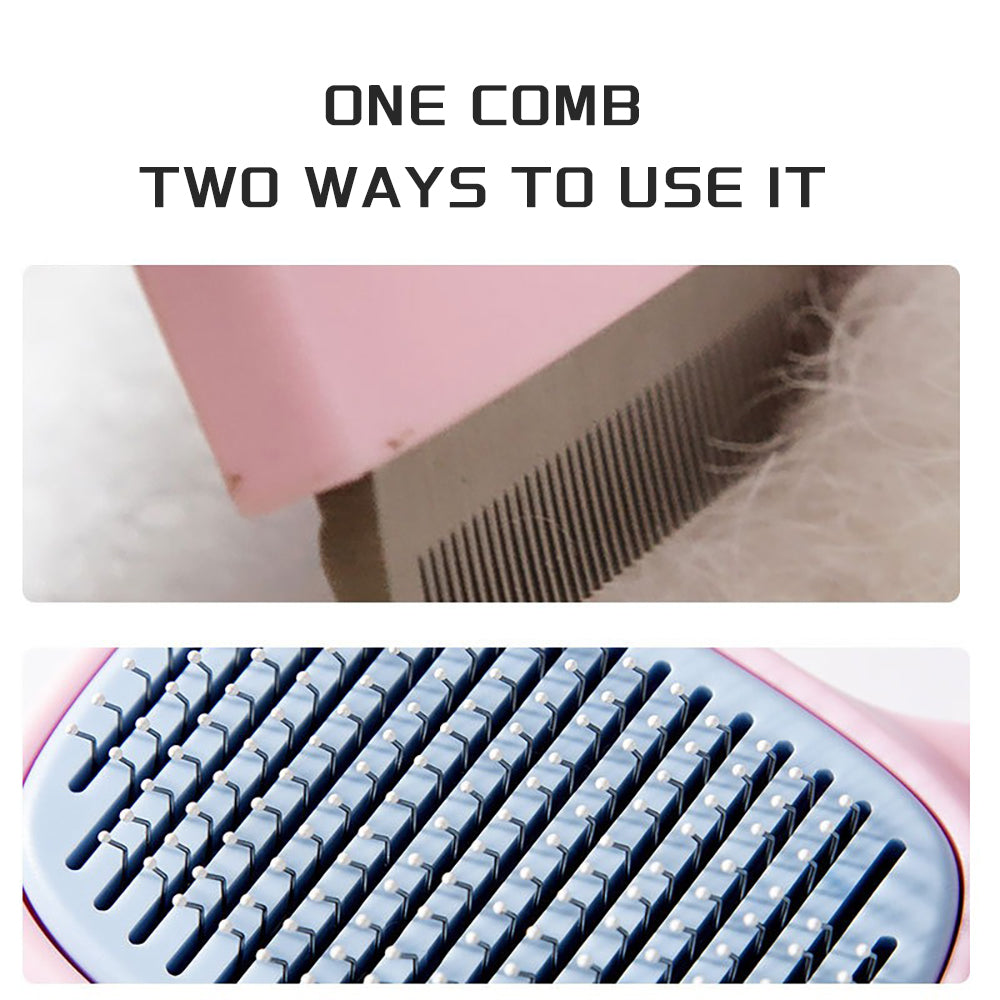 Pet Grooming & Deshedding Brush For Dogs