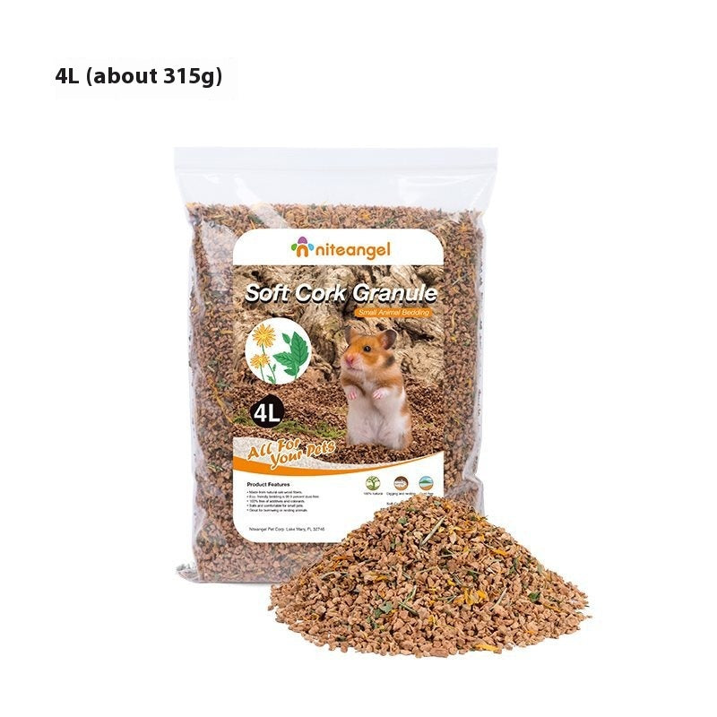 Oak Cork Dust-Free Djungarian Hamster Bedding Cage Supplies